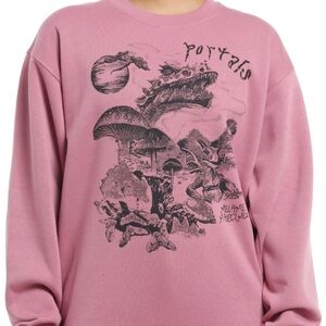 Pink 'Portals' Graphic Sweatshirt for Reptile Pets Category